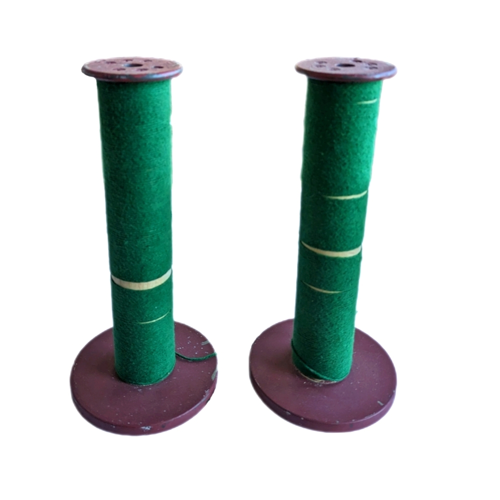 Antique Yarn Spools